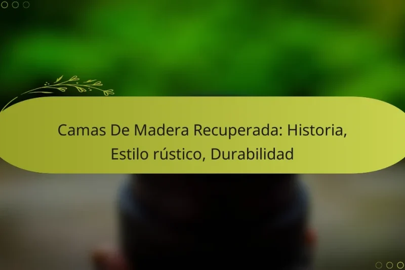 Camas De Madera Recuperada: Historia, Estilo rústico, Durabilidad